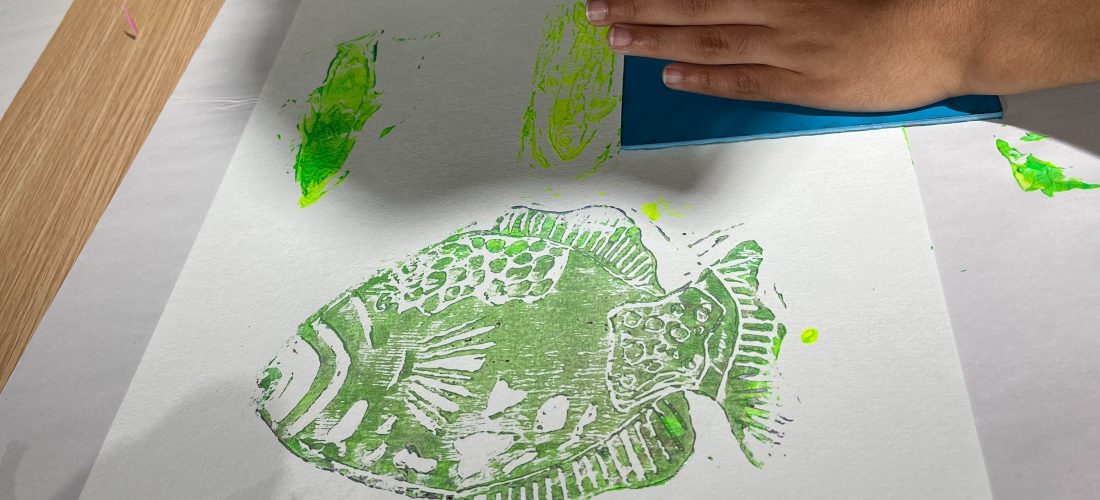 Mythical Meal: A Gelli Printing Workshop