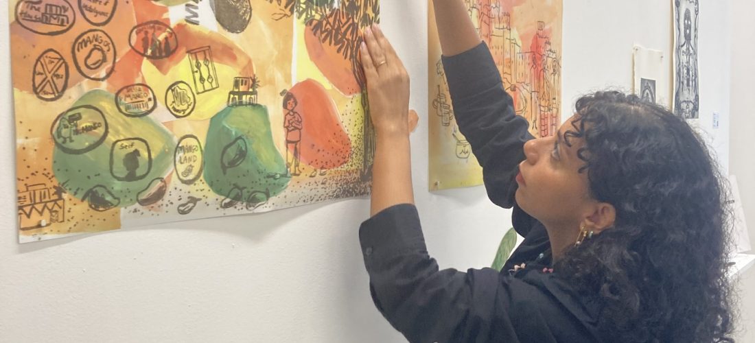 Big Ideas, Small Drawings: Illustrating Modern Khaleeji Art with Omamah Ashmeel