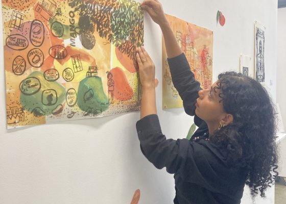 Big Ideas, Small Drawings: Illustrating Modern Khaleeji Art with Omamah Ashmeel