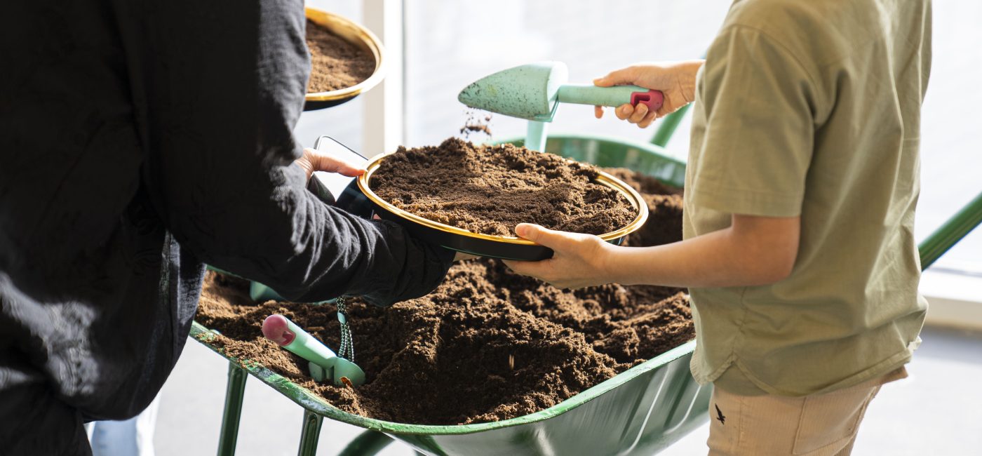 أول حديقة مجتمعية وحسية ثبات و نبات في حي جميل