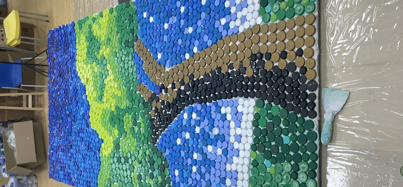Hayy Makers | Open Day: Plastic Cap Mural